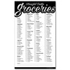 Guajolote Prints Grocery List Magnet Pad for Fridge (Black) Funny