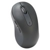 Wireless Mouse Black BT Or USB Receiver Silent Click Adjustable