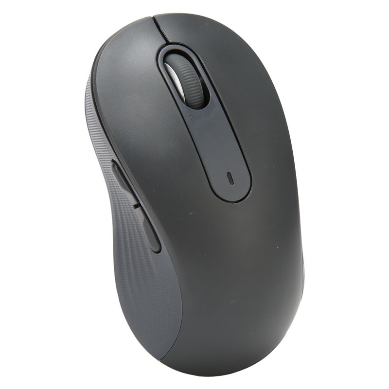 Wireless Mouse Black BT Or USB Receiver Silent Click Adjustable