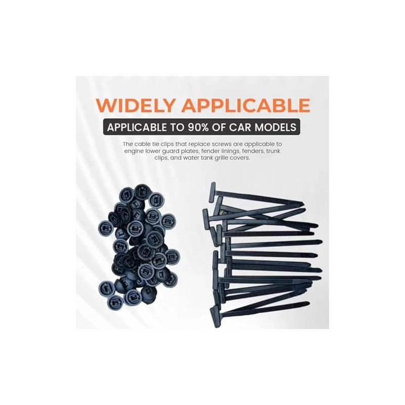 100PCS Nylon Universal Cable Tie Buckle – Heavy Duty Self-Locking