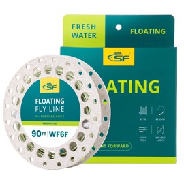 SF Fly Fishing Floating Line with Welded Loop Weight Forward Fly Lines # Moss Green 90FT WF6F