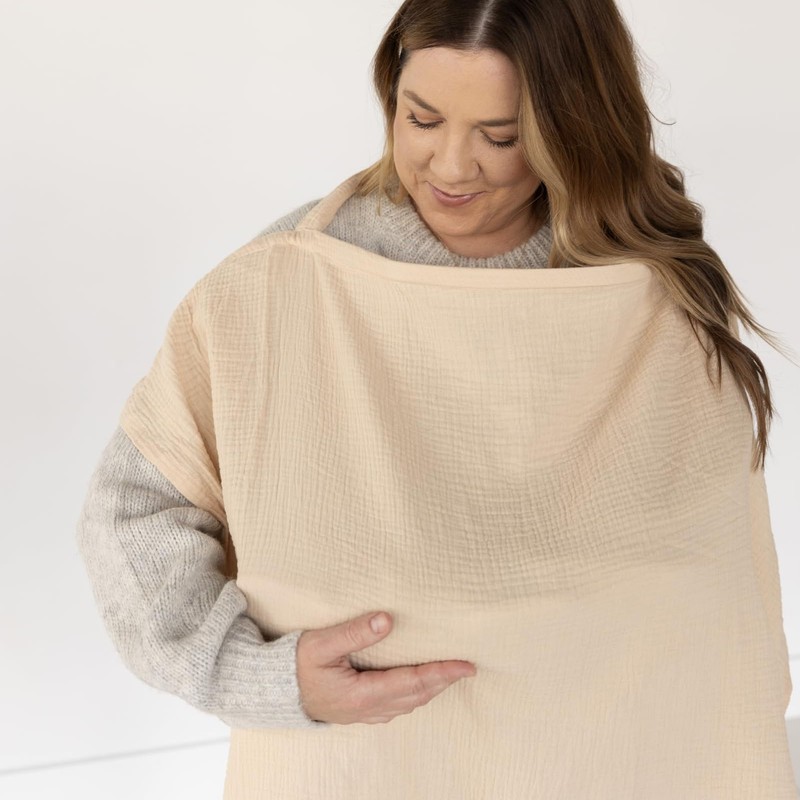 Nursing Cover for Breastfeeding Privacy Protection Breathable Cotton Multi Use