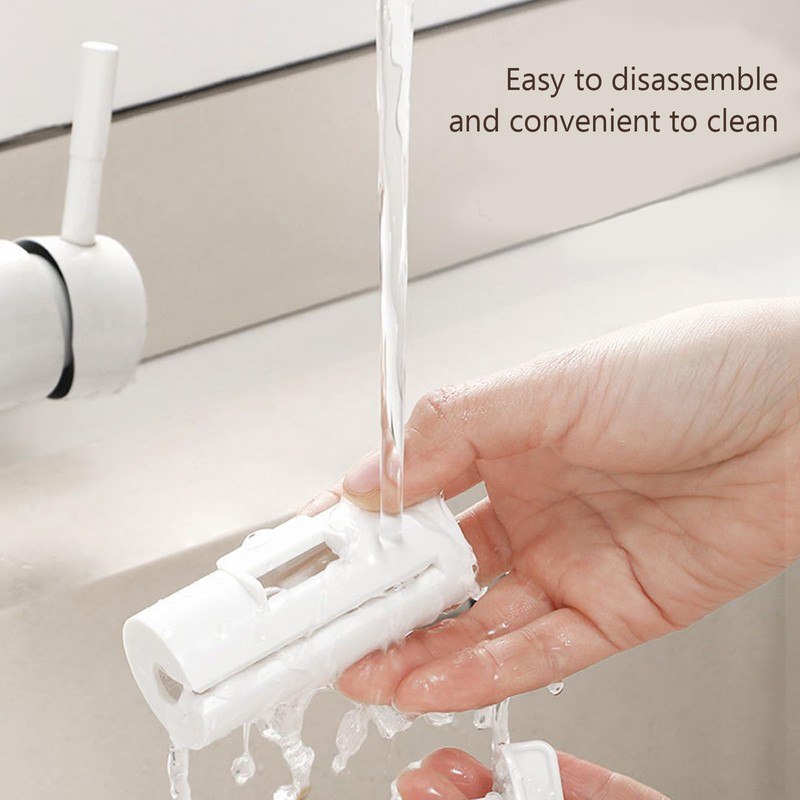 MOROBOR Toothpaste Squeezer Roller Dispenser, 2pcs Plastic Tube Squeezer Roller