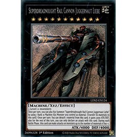Superdreadnought Rail Cannon Juggernaut Liebe - LDS2-EN124 - Secret Rare - 1st Edition