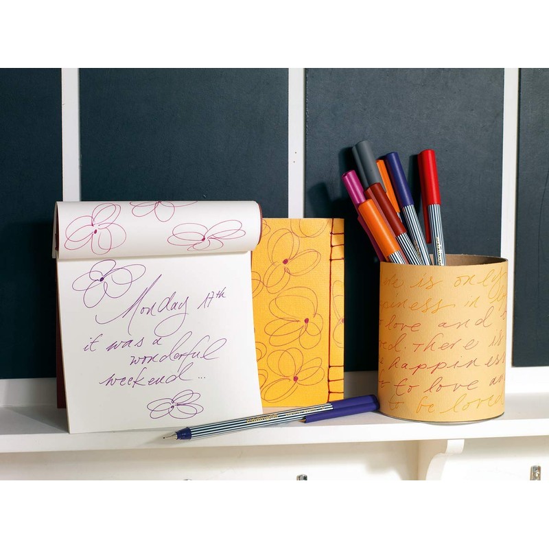 edding 55 Fineliner Pack of 10 - Black