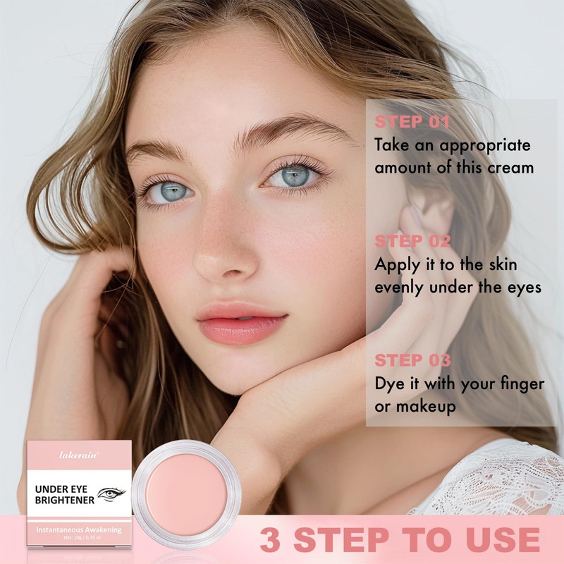 Under Eye Brightener, Instant Under Eye Concealer for Dark Circles,