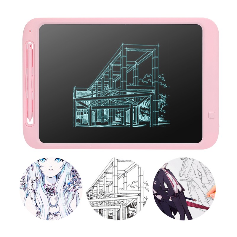 12in LCD Writing Tablet Erasable Colorful Handwriting Lock Electronic Drawing