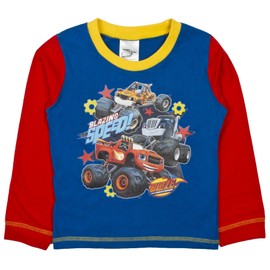 Nickelodeon Blaze and The Monster Machines Long Pyjamas Pjs Red Sleeves 18-24