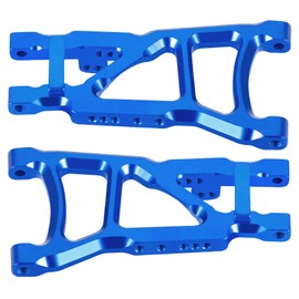 WEFEINO Aluminum Front Rear Suspension A-Arms Upgrade Parts for Tra-xxas 1/10 Slash 2WD RC Car (Rear)