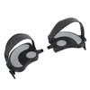 2PCS Exercise Bike Pedals with Straps PP PVC Stainless Steel