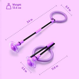 Swing Wheel with Light Wheel, Pack of 2 Children's Flashing Jump Ring, Flashing Swing Ball, Sports Toy, Foldable Flash Jumping Ball Children, Jumping Ball for Children, Flashing Jump Ball, Skip Ball