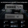 MokerLink 4 Port 2.5G Ethernet Switch with 2x10G SFP+ Slot,