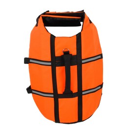 Reflective Dog Life Jacket Life Jacket for Small Dogs 0-3 kg Size XXS Orange