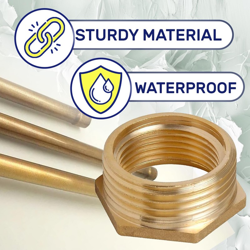 Brass Reducer with External and Internal Thread 1/2"-3/8" - Warranty