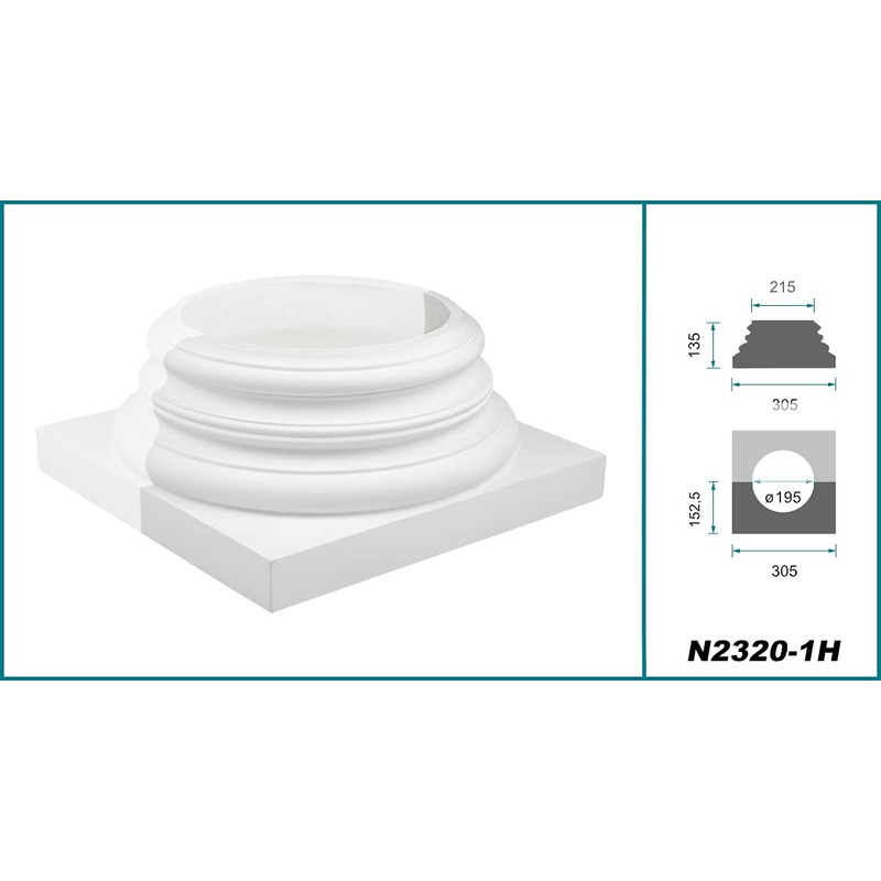 Half Column | Round | Fluted | Pre-primed Surface |