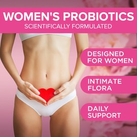 Probiotics for Women 240 Tablets Supports Immune System, Digestive & Vaginal Health Made in The UK 3 Billion CFU Probiotic Supplement for Women (240, Women's Probiotics)