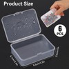 Mozeat Lens Pack of 6 Plastic Box with Lid, Small