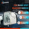 Ouchebang The passenger side rearview mirror glass is suitable for