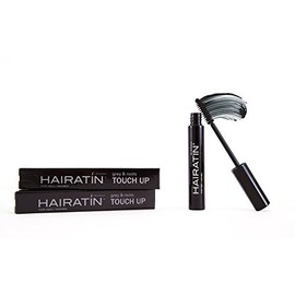 Hairatin Premium Root Touch Up | Cover Up Gray Hairs & Roots | Works Instantly & Water Resistant | Thicker Looking Hairlines Between Salon Trips | Root Concealer Without Salon Spray – Dark Brown