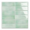10 Sheet Peel and Stick Subway Kitchen Backsplash Tiles,3D Rectangle
