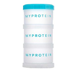 1 x My Protein Power Tower Supplement Container (Clear Blue)