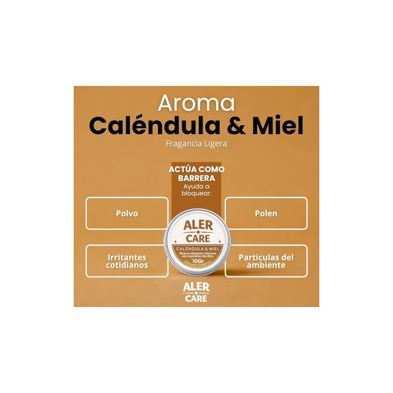 Alercare Bálsamo Nasal Orgánico 10gr Ayuda Alergias Por Polvo Polen
