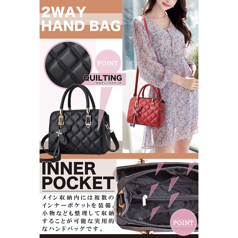 T.Y.ryanryan Women's Shoulder Bag Small Crossbody Handbag Shoulder Strap Four-Leaf,