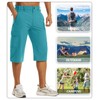 EKLENTSON Active Shorts for Men below Knee Shorts Men Long