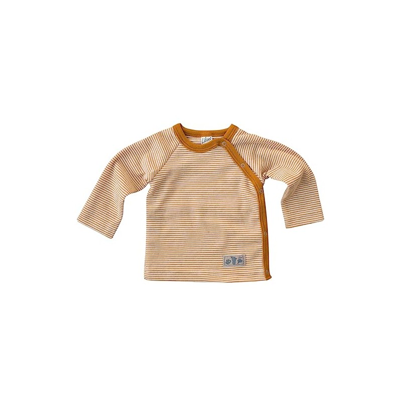 Lilano, Baby Shirt with Button Placket, Merino Wool (kbT), Silk,