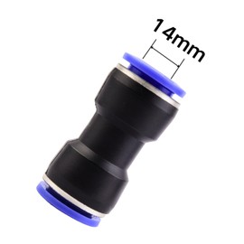 Pneumatic Connectors Pneumatic Connectors Push In Quick Coupling Pneumatic Straight 14 mm Quick Couplings Pneumatic Tools for Compressed Air Quick Connector Pack of 10