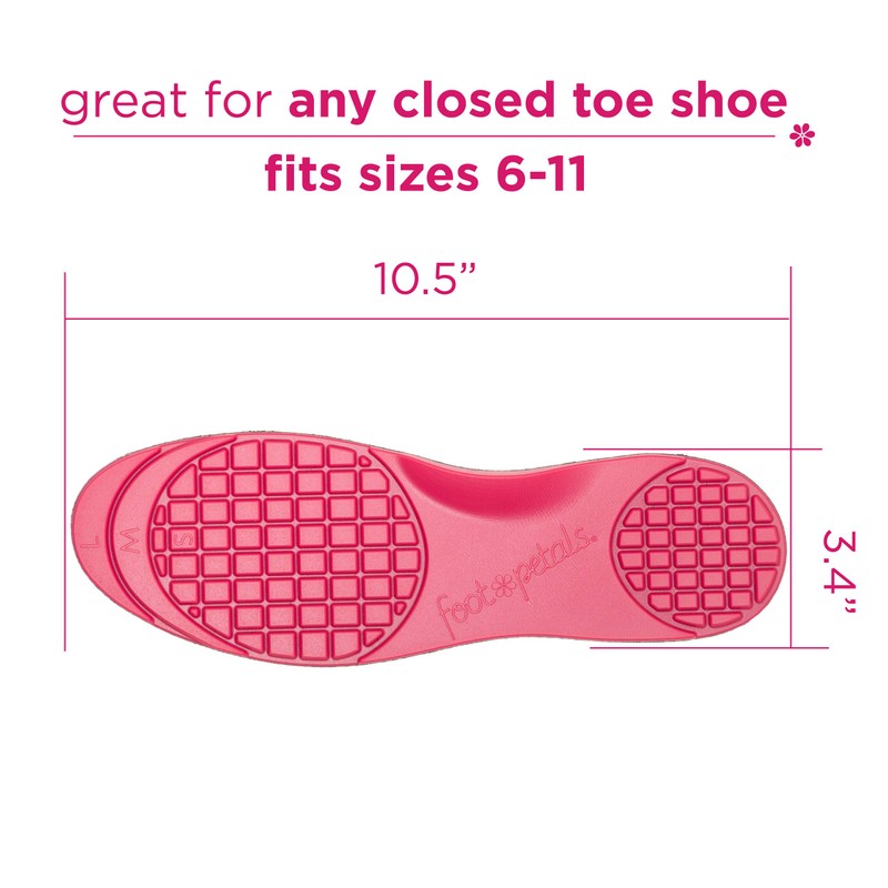 FOOT PETALS Full Gel Cushionology Insole with Technogel Cushion Towers