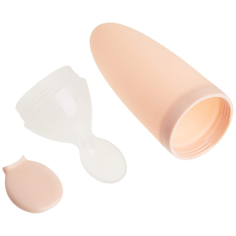 Boon Squirt Silicone Baby Food Dispensing Spoon, Pink