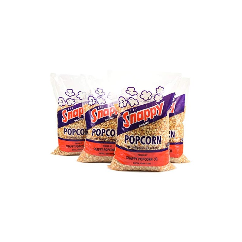 Snappy Yellow Popcorn Kernels for Popping with Pop corn Machine,