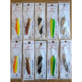 Great Lakes Lure Co. 10 Pcs Fishing Lures - Great Lakes Lure Co. Est. 1983 - Rattle - All Game Fish
