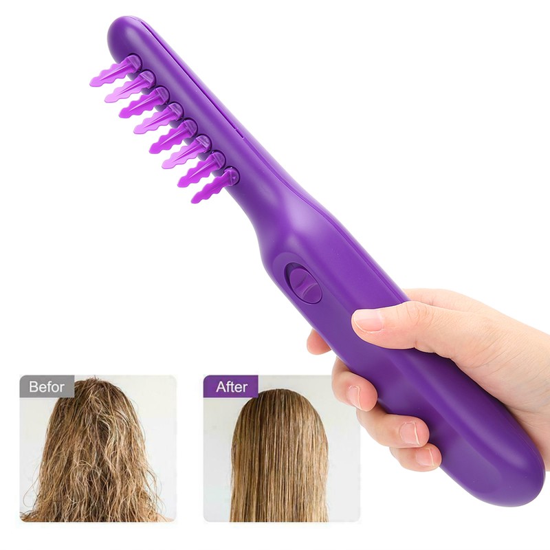 Electric Detangling Comb Wet Dry Dual Use Negative Ion Massage
