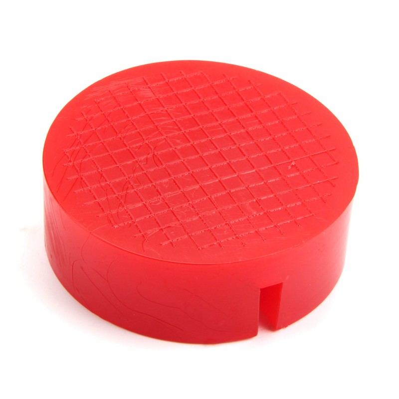 TAKPART Red Floor Jack Pad Adapter Universal for Pinch Weld