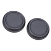 2PCS Lens Rear Caps ABS Plastic Snap On Lens Back