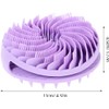 Cepillo de Ducha de Silicona Exfoliante 2 Lados LALADEFIEE 5D57W08TXY308MNIIB