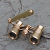 Mini Metal Binoculars 3x25 Lightweight Binocular with Built-in Foldable Handle