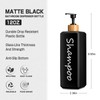 GMISUN Shampoo and Conditioner Dispenser, Refillable Black Refillable Shampoo and