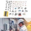 1400 Pcs Set Electronic Components Metal Film Resistor Ceramic Electrolytic