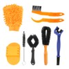 8pcs Bicycle Cleaning Tool Set Kit Bike Chain Tire Cleaning