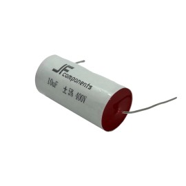 JFcomponents   JFcomponents 10uF 400V MKP Metallized Poly Capacitor for crossover.
