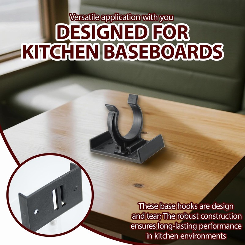 XIYING Kitchen Plinth Clips, Pack of 6 kickboard Clips with