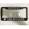 Winterfell House Stark for Game of Thrones Black License Plate