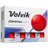 Volvik Crystal Soft Golf Balls (Red)