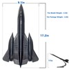 Mahfisj 1/72 Scale SR-71 Blackbird Model - 17.9 Inch Length