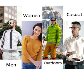 Generic 6 Pack Tactical Military Nylon Belt Plastic Buckle Metal Free Webbing Canvas Belt for Outdoors
