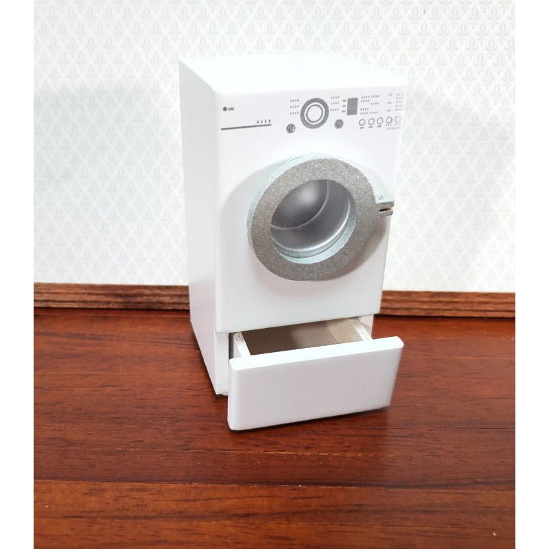 Handley Modern Dollhouse Dryer in WHITE Front Load Opening Drawer