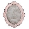 MAISONICA 6" x 4" Pink Oval Classic Shabby Chic Photo